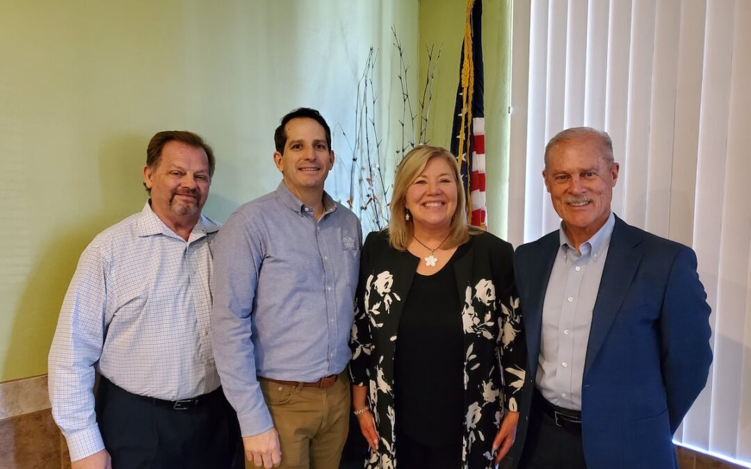 Jim Bennett, Lars Hansen, Congresswoman Debbie Lesko and Barry McBride.